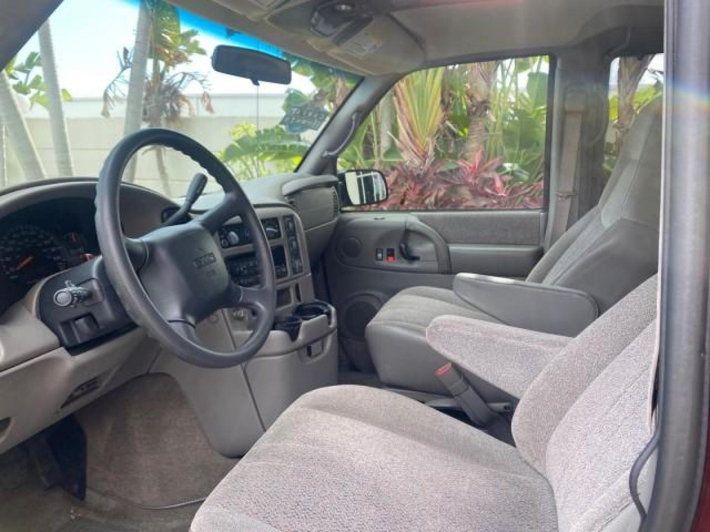 2003 Dark Toreador Red Metallic /Pewter GMC Safari Passenger LOW MILES 34,284 1 OWNER 8 PASSENGER (1GKEL19X13B) with an 4.3L Vortec 4300 V6 MFI Engine engine, Automatic transmission, located at 4701 North Dixie Hwy, Pompano Beach, FL, 33064, (954) 422-2889, 26.240938, -80.123474 - OUR WEBPAGE FLORIDACARS1.COM HAS OVER 100 PHOTOS AND FREE CARFAX LINK 2003 GMC SAFARI 8 PASSENGER AWD 1 OWNER SINCE NEW - ONE OF A KIND FIND VIN: 1GKEL19X13B516237 1 G K E L 1 9 X 1 3 B 5 1 6 2 3 7 VAN 4.3L V6 F OHV 12V GASOLINE 18 MPG ALL WHEEL DRIVE Features 4WD/AWD ABS Brakes Air Conditioning All - Photo#47