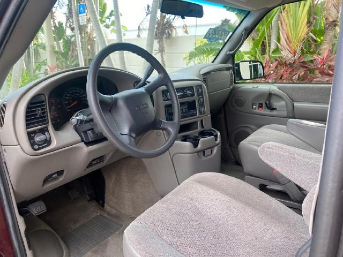 2003 Dark Toreador Red Metallic /Pewter GMC Safari Passenger LOW MILES 34,284 1 OWNER 8 PASSENGER (1GKEL19X13B) with an 4.3L Vortec 4300 V6 MFI Engine engine, Automatic transmission, located at 4701 North Dixie Hwy, Pompano Beach, FL, 33064, (954) 422-2889, 26.240938, -80.123474 - OUR WEBPAGE FLORIDACARS1.COM HAS OVER 100 PHOTOS AND FREE CARFAX LINK 2003 GMC SAFARI 8 PASSENGER AWD 1 OWNER SINCE NEW - ONE OF A KIND FIND VIN: 1GKEL19X13B516237 1 G K E L 1 9 X 1 3 B 5 1 6 2 3 7 VAN 4.3L V6 F OHV 12V GASOLINE 18 MPG ALL WHEEL DRIVE Features 4WD/AWD ABS Brakes Air Conditioning All - Photo#49