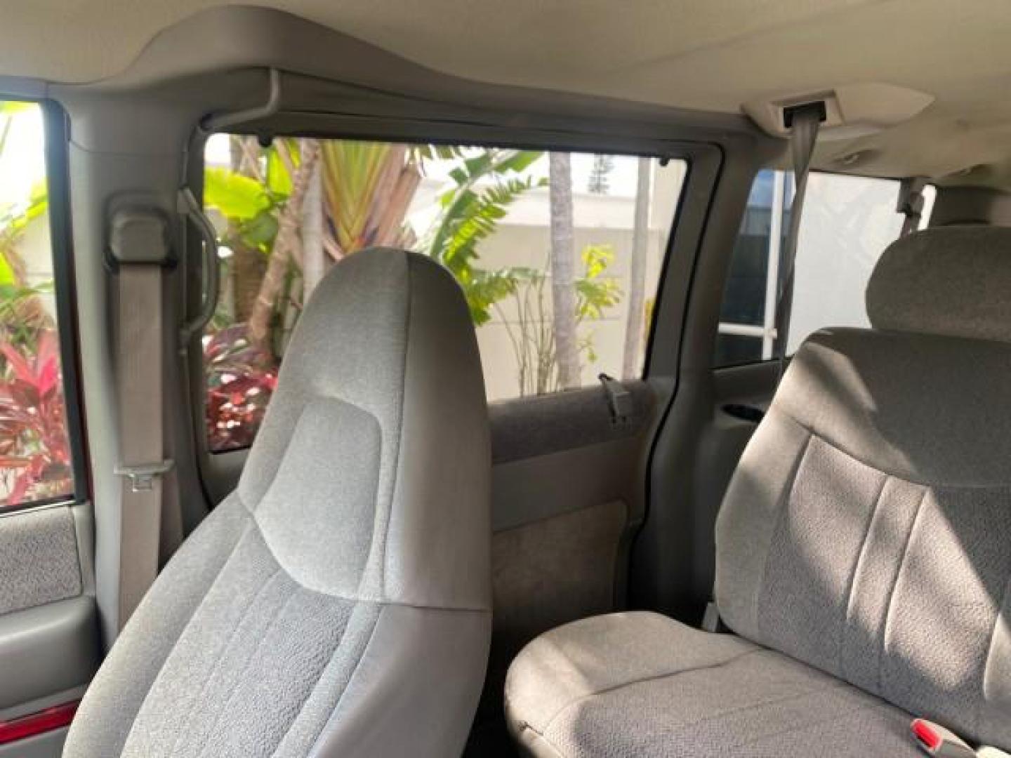 2003 Dark Toreador Red Metallic /Pewter GMC Safari Passenger LOW MILES 34,284 1 OWNER 8 PASSENGER (1GKEL19X13B) with an 4.3L Vortec 4300 V6 MFI Engine engine, Automatic transmission, located at 4701 North Dixie Hwy, Pompano Beach, FL, 33064, (954) 422-2889, 26.240938, -80.123474 - OUR WEBPAGE FLORIDACARS1.COM HAS OVER 100 PHOTOS AND FREE CARFAX LINK 2003 GMC SAFARI 8 PASSENGER AWD 1 OWNER SINCE NEW - ONE OF A KIND FIND VIN: 1GKEL19X13B516237 1 G K E L 1 9 X 1 3 B 5 1 6 2 3 7 VAN 4.3L V6 F OHV 12V GASOLINE 18 MPG ALL WHEEL DRIVE Features 4WD/AWD ABS Brakes Air Conditioning All - Photo#75