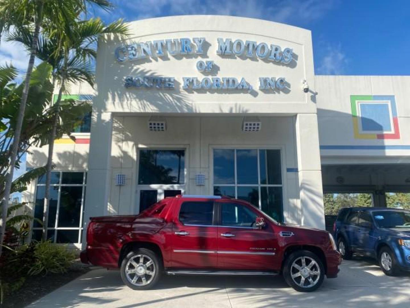 2007 Red E /Ebony/Ebony Cadillac Escalade EXT LOW MILES 15,019 1 OWNER 4WD (3GYFK62857G) with an 6.2L Vortec 1000 VVT V8 SFI Engine engine, Automatic transmission, located at 4701 North Dixie Hwy, Pompano Beach, FL, 33064, (954) 422-2889, 26.240938, -80.123474 - OUR WEBPAGE FLORIDACARS1.COM HAS OVER 100 PHOTOS AND FREE CARFAX LINK 2007 CADILLAC ESCALADE EXT VIN: 3GYFK62857G251462 3 G Y F K 6 2 8 5 7 G 2 5 1 4 6 2 SPORT PICKUP 6.2L V8 F GASOLINE 19 MPG ALL WHEEL DRIVE Features 20 Inch Plus Wheels 4WD/AWD A/C Seat(s) ABS Brakes Air Conditioning Alloy Wheels A - Photo#0