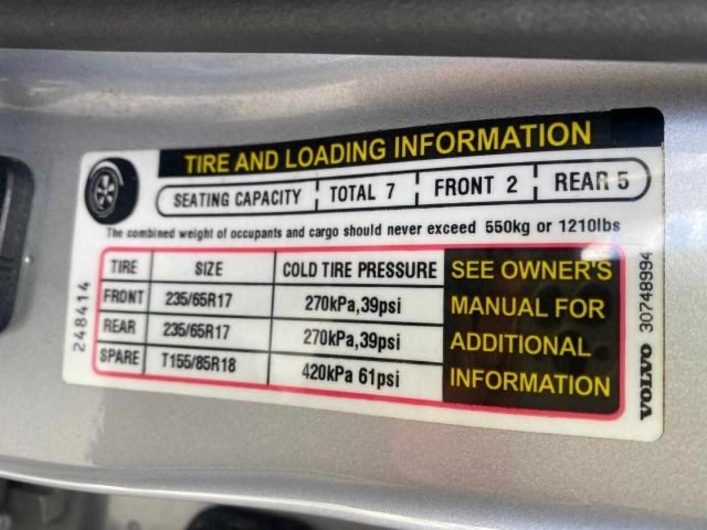 2006 Silver Metallic /Graphite Volvo XC90 SUV Turbo LOW MILES 55,260 1 OWNER FL (YV4CY592561) with an 2.5L Turbocharged I5 Engine engine, Automatic transmission, located at 4701 North Dixie Hwy, Pompano Beach, FL, 33064, (954) 422-2889, 26.240938, -80.123474 - OUR WEBPAGE FLORIDACARS1.COM HAS OVER 100 PHOTOS AND FREE CARFAX LINK 2006 VOLVO XC90 2.5T 1 OWNER FL SUNROOF LEATHER FULLY LOADED VIN: YV4CY592561248414 Y V 4 C Y 5 9 2 5 6 1 2 4 8 4 1 4 4 DOOR WAGON/SPORT UTILITY 2.5L I5 F GASOLINE 23 MPG FRONT WHEEL DRIVE Features ABS Brakes Air Conditioning Allo- Photo#64