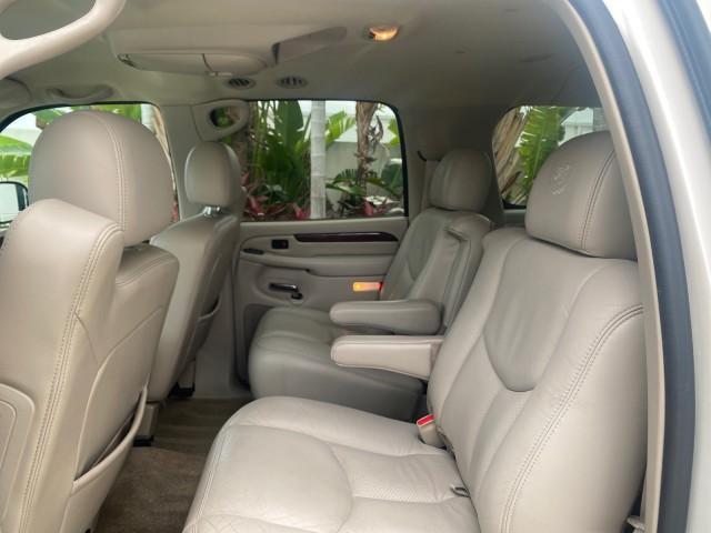 2003 White Diamond /Pewter Cadillac Escalade ESV 4WD/AWD (3GYFK66N23G) with an 6.0L Vortec 6000 High-Output V8 SFI Engine engine, Automatic transmission, located at 4701 North Dixie Hwy, Pompano Beach, FL, 33064, (954) 422-2889, 26.240938, -80.123474 - OUR WEBPAGE FLORIDACARS1.COM HAS OVER 100 PHOTOS AND FREE CARFAX LINK 2003 CADILLAC ESCALADE ESV VIN: 3GYFK66N23G235178 3 G Y F K 6 6 N 2 3 G 2 3 5 1 7 8 4 DOOR WAGON/SPORT UTILITY 6.0L V8 F GASOLINE 17 MPG ALL WHEEL DRIVE Features 4WD/AWD ABS Brakes Air Conditioning Alloy Wheels AM/FM Stereo Automa - Photo#73