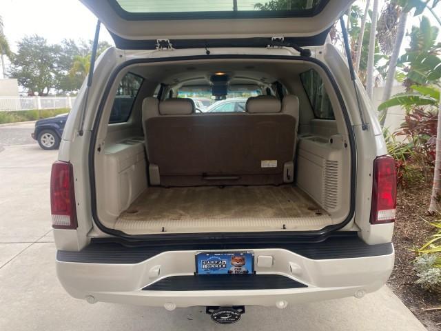 2003 White Diamond /Pewter Cadillac Escalade ESV 4WD/AWD (3GYFK66N23G) with an 6.0L Vortec 6000 High-Output V8 SFI Engine engine, Automatic transmission, located at 4701 North Dixie Hwy, Pompano Beach, FL, 33064, (954) 422-2889, 26.240938, -80.123474 - OUR WEBPAGE FLORIDACARS1.COM HAS OVER 100 PHOTOS AND FREE CARFAX LINK 2003 CADILLAC ESCALADE ESV VIN: 3GYFK66N23G235178 3 G Y F K 6 6 N 2 3 G 2 3 5 1 7 8 4 DOOR WAGON/SPORT UTILITY 6.0L V8 F GASOLINE 17 MPG ALL WHEEL DRIVE Features 4WD/AWD ABS Brakes Air Conditioning Alloy Wheels AM/FM Stereo Automa - Photo#96