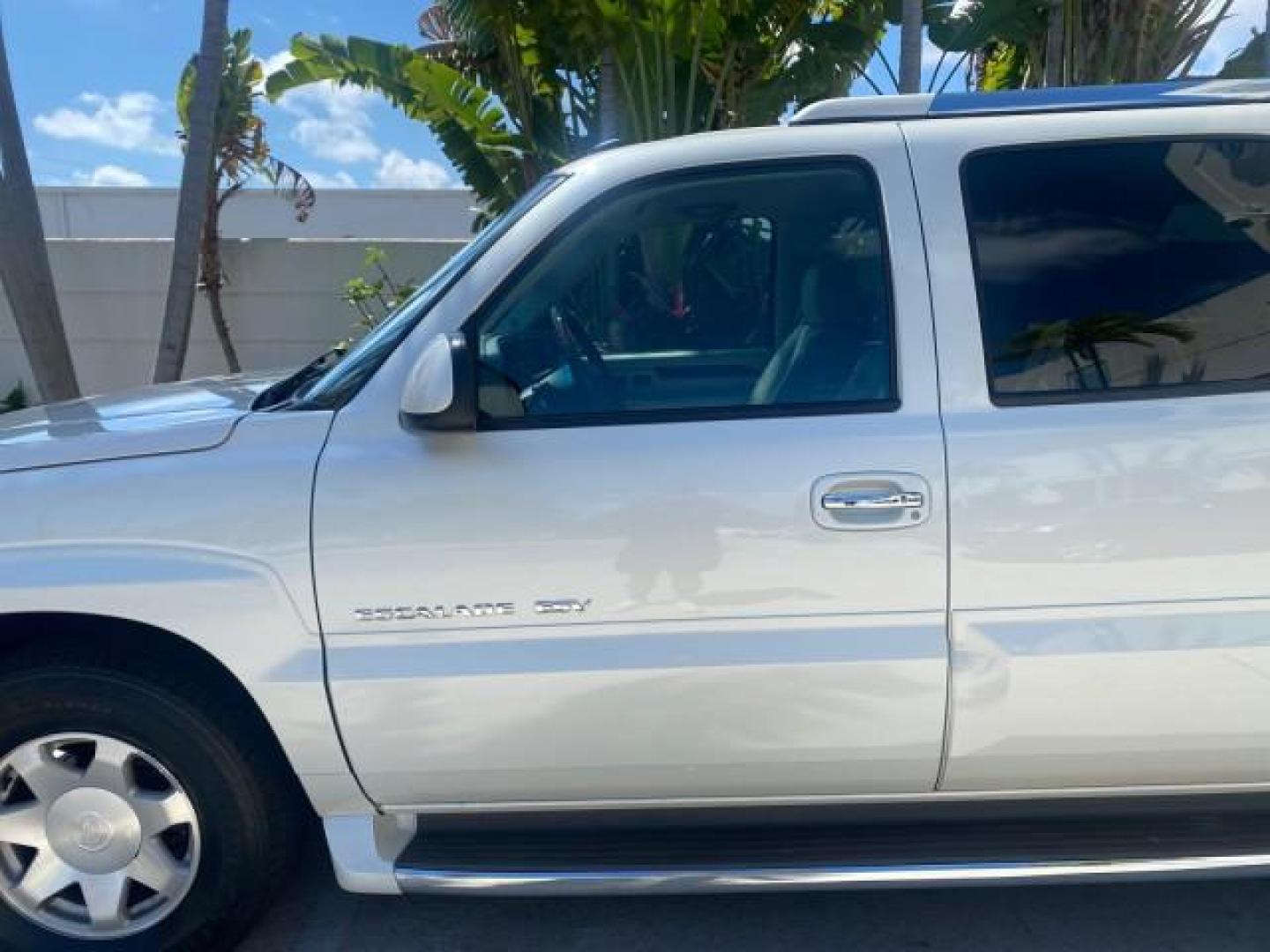 2003 White Diamond /Pewter Cadillac Escalade ESV SUV PEARL WHITE 4WD/AWD (3GYFK66N23G) with an 6.0L Vortec 6000 High-Output V8 SFI Engine engine, Automatic transmission, located at 4701 North Dixie Hwy, Pompano Beach, FL, 33064, (954) 422-2889, 26.240938, -80.123474 - OUR WEBPAGE FLORIDACARS1.COM HAS OVER 100 PHOTOS AND FREE CARFAX LINK 2003 CADILLAC ESCALADE ESV VIN: 3GYFK66N23G235178 3 G Y F K 6 6 N 2 3 G 2 3 5 1 7 8 4 DOOR WAGON/SPORT UTILITY 6.0L V8 F GASOLINE 17 MPG ALL WHEEL DRIVE Features 4WD/AWD ABS Brakes Air Conditioning Alloy Wheels AM/FM Stereo Automa - Photo#36