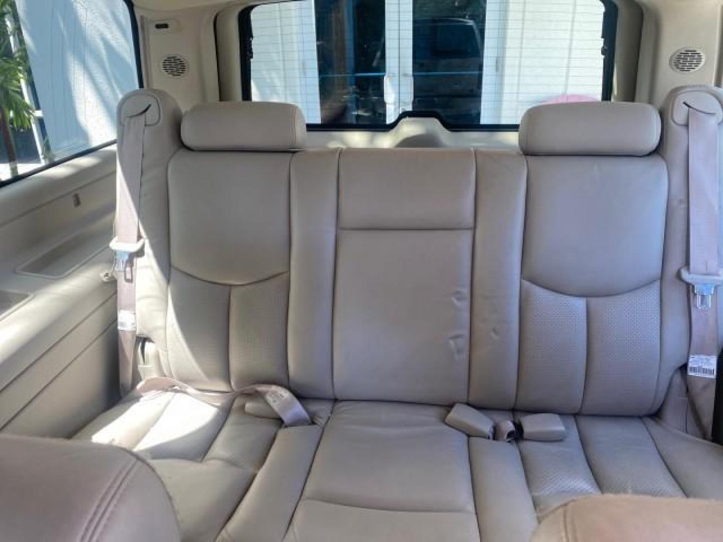 2003 White Diamond /Pewter Cadillac Escalade ESV SUV PEARL WHITE 4WD/AWD (3GYFK66N23G) with an 6.0L Vortec 6000 High-Output V8 SFI Engine engine, Automatic transmission, located at 4701 North Dixie Hwy, Pompano Beach, FL, 33064, (954) 422-2889, 26.240938, -80.123474 - OUR WEBPAGE FLORIDACARS1.COM HAS OVER 100 PHOTOS AND FREE CARFAX LINK 2003 CADILLAC ESCALADE ESV VIN: 3GYFK66N23G235178 3 G Y F K 6 6 N 2 3 G 2 3 5 1 7 8 4 DOOR WAGON/SPORT UTILITY 6.0L V8 F GASOLINE 17 MPG ALL WHEEL DRIVE Features 4WD/AWD ABS Brakes Air Conditioning Alloy Wheels AM/FM Stereo Automa - Photo#92