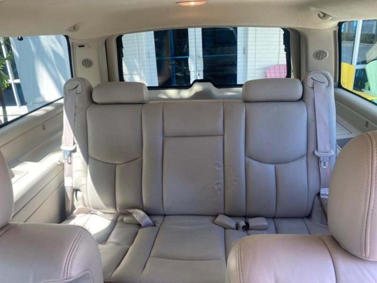 2003 White Diamond /Pewter Cadillac Escalade ESV SUV PEARL WHITE 4WD/AWD (3GYFK66N23G) with an 6.0L Vortec 6000 High-Output V8 SFI Engine engine, Automatic transmission, located at 4701 North Dixie Hwy, Pompano Beach, FL, 33064, (954) 422-2889, 26.240938, -80.123474 - OUR WEBPAGE FLORIDACARS1.COM HAS OVER 100 PHOTOS AND FREE CARFAX LINK 2003 CADILLAC ESCALADE ESV VIN: 3GYFK66N23G235178 3 G Y F K 6 6 N 2 3 G 2 3 5 1 7 8 4 DOOR WAGON/SPORT UTILITY 6.0L V8 F GASOLINE 17 MPG ALL WHEEL DRIVE Features 4WD/AWD ABS Brakes Air Conditioning Alloy Wheels AM/FM Stereo Automa - Photo#94