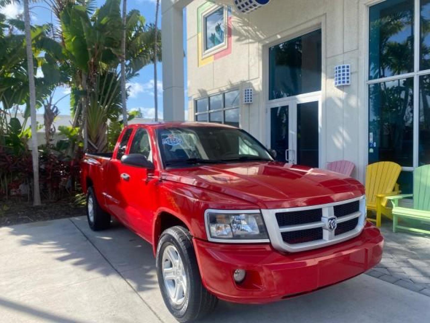 2011 Flame Red /Dark Khaki/Medium Khaki Interior Ram Dakota Bighorn/Lonestar LOW MILES 65,882 1 OWNER (1D7RE3BK7BS) with an 3.7L V6 Engine engine, Automatic transmission, located at 4701 North Dixie Hwy, Pompano Beach, FL, 33064, (954) 422-2889, 26.240938, -80.123474 - OUR WEBPAGE FLORIDACARS1.COM HAS OVER 100 PHOTOS AND FREE CARFAX LINK 2011 RAM DAKOTA BIG HORN 1 OWNER VIN: 1D7RE3BK7BS708235 1 D 7 R E 3 B K 7 B S 7 0 8 2 3 5 4 DOOR EXTENDED CAB PICKUP 3.7L V6 F SOHC 12V GASOLINE 20 MPG REAR WHEEL DRIVE Features ABS Brakes Air Conditioning Alloy Wheels AM/FM Stere - Photo#1