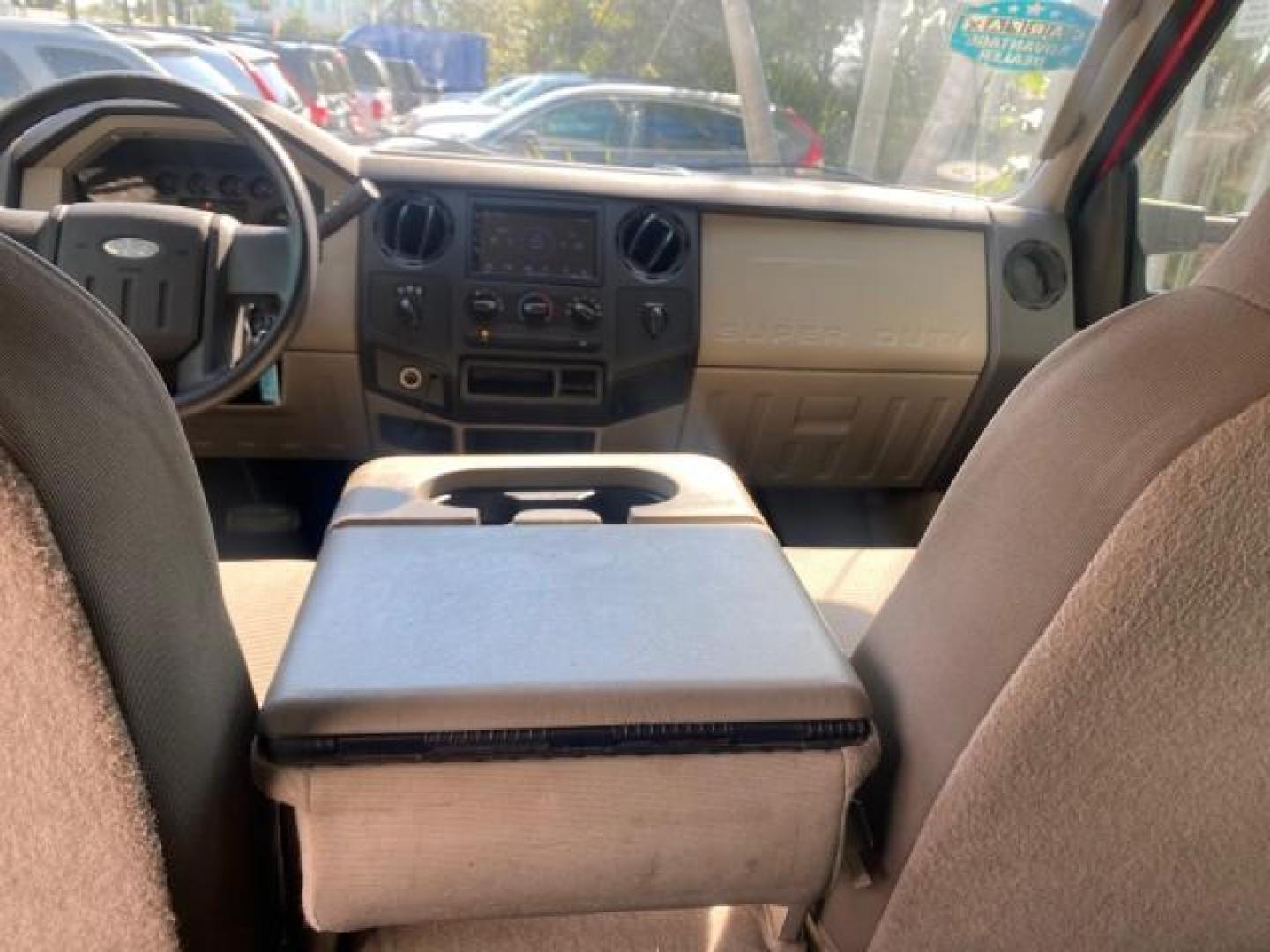 2008 Red /Camel Ford Super Duty F-350 DRW XL LOW MILES 43,076 4WD (1FTWW33Y68E) with an 6.8L SOHC 30-Valve SMFI Triton V10 Engine engine, Automatic transmission, located at 4701 North Dixie Hwy, Pompano Beach, FL, 33064, (954) 422-2889, 26.240938, -80.123474 - OUR WEBPAGE FLORIDACARS1.COM HAS OVER 100 PHOTOS AND FREE CARFAX LINK 2008 FORD F-350 SUPER DUTY XL 4WD VIN: 1FTWW33Y68EA98431 1 F T W W 3 3 Y 6 8 E A 9 8 4 3 1 CREW PICKUP 6.8L V10 F SOHC GASOLINE REAR WHEEL DRIVE W/ 4X4 Features 4WD/AWD ABS Brakes Air Conditioning AM/FM Stereo Automatic Transmissi - Photo#84