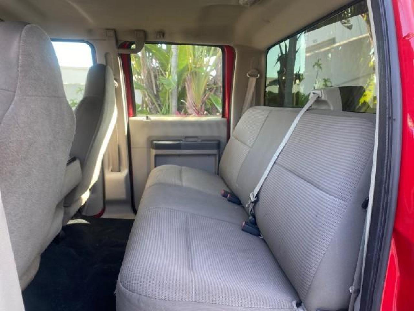 2008 Red /Camel Ford Super Duty F-350 DRW XL LOW MILES 43,076 4WD (1FTWW33Y68E) with an 6.8L SOHC 30-Valve SMFI Triton V10 Engine engine, Automatic transmission, located at 4701 North Dixie Hwy, Pompano Beach, FL, 33064, (954) 422-2889, 26.240938, -80.123474 - OUR WEBPAGE FLORIDACARS1.COM HAS OVER 100 PHOTOS AND FREE CARFAX LINK 2008 FORD F-350 SUPER DUTY XL 4WD VIN: 1FTWW33Y68EA98431 1 F T W W 3 3 Y 6 8 E A 9 8 4 3 1 CREW PICKUP 6.8L V10 F SOHC GASOLINE REAR WHEEL DRIVE W/ 4X4 Features 4WD/AWD ABS Brakes Air Conditioning AM/FM Stereo Automatic Transmissi - Photo#78