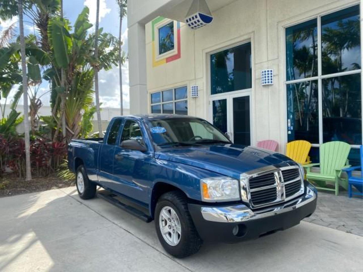 2005 Atlantic Blue Pearl /Med Slate Gray Dodge Dakota SLT LOW MILES 69,842 4WD CLUB (1D7HW42KX5S) with an 3.7L V6 Magnum Engine engine, Automatic transmission, located at 4701 North Dixie Hwy, Pompano Beach, FL, 33064, (954) 422-2889, 26.240938, -80.123474 - OUR WEBPAGE FLORIDACARS1.COM HAS OVER 100 PHOTOS AND FREE CARFAX LINK 2005 DODGE DAKOTA SLT VIN: 1D7HW42KX5S305983 1 D 7 H W 4 2 K X 5 S 3 0 5 9 8 3 CLUB CAB PICKUP 3.7L V6 F GASOLINE 20 MPG REAR WHEEL DRIVE W/ 4X4 Features 4WD/AWD ABS Brakes Air Conditioning Alloy Wheels AM/FM Stereo Automatic Tran- Photo#1