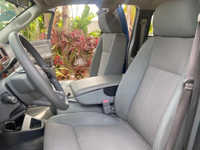 2005 Atlantic Blue Pearl /Med Slate Gray Dodge Dakota SLT LOW MILES 69,842 4WD CLUB (1D7HW42KX5S) with an 3.7L V6 Magnum Engine engine, Automatic transmission, located at 4701 North Dixie Hwy, Pompano Beach, FL, 33064, (954) 422-2889, 26.240938, -80.123474 - OUR WEBPAGE FLORIDACARS1.COM HAS OVER 100 PHOTOS AND FREE CARFAX LINK 2005 DODGE DAKOTA SLT VIN: 1D7HW42KX5S305983 1 D 7 H W 4 2 K X 5 S 3 0 5 9 8 3 CLUB CAB PICKUP 3.7L V6 F GASOLINE 20 MPG REAR WHEEL DRIVE W/ 4X4 Features 4WD/AWD ABS Brakes Air Conditioning Alloy Wheels AM/FM Stereo Automatic Tran - Photo#10