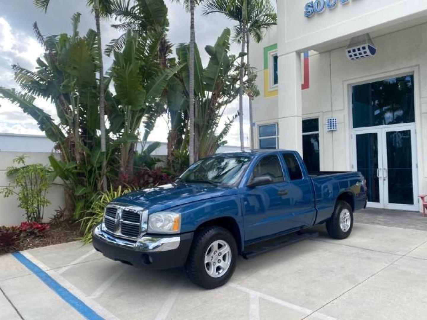 2005 Atlantic Blue Pearl /Med Slate Gray Dodge Dakota SLT LOW MILES 69,842 4WD CLUB (1D7HW42KX5S) with an 3.7L V6 Magnum Engine engine, Automatic transmission, located at 4701 North Dixie Hwy, Pompano Beach, FL, 33064, (954) 422-2889, 26.240938, -80.123474 - OUR WEBPAGE FLORIDACARS1.COM HAS OVER 100 PHOTOS AND FREE CARFAX LINK 2005 DODGE DAKOTA SLT VIN: 1D7HW42KX5S305983 1 D 7 H W 4 2 K X 5 S 3 0 5 9 8 3 CLUB CAB PICKUP 3.7L V6 F GASOLINE 20 MPG REAR WHEEL DRIVE W/ 4X4 Features 4WD/AWD ABS Brakes Air Conditioning Alloy Wheels AM/FM Stereo Automatic Tran- Photo#28