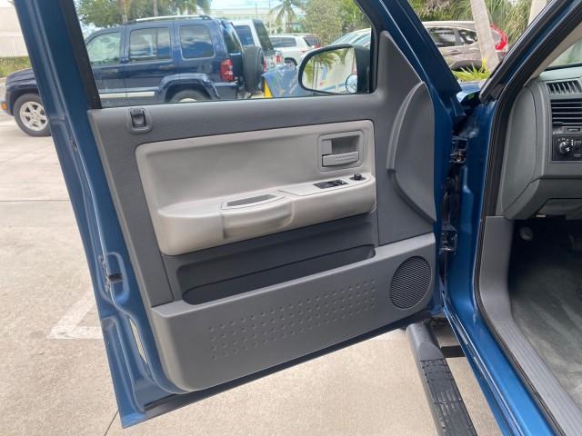 2005 Atlantic Blue Pearl /Med Slate Gray Dodge Dakota SLT LOW MILES 69,842 4WD CLUB (1D7HW42KX5S) with an 3.7L V6 Magnum Engine engine, Automatic transmission, located at 4701 North Dixie Hwy, Pompano Beach, FL, 33064, (954) 422-2889, 26.240938, -80.123474 - OUR WEBPAGE FLORIDACARS1.COM HAS OVER 100 PHOTOS AND FREE CARFAX LINK 2005 DODGE DAKOTA SLT VIN: 1D7HW42KX5S305983 1 D 7 H W 4 2 K X 5 S 3 0 5 9 8 3 CLUB CAB PICKUP 3.7L V6 F GASOLINE 20 MPG REAR WHEEL DRIVE W/ 4X4 Features 4WD/AWD ABS Brakes Air Conditioning Alloy Wheels AM/FM Stereo Automatic Tran - Photo#41
