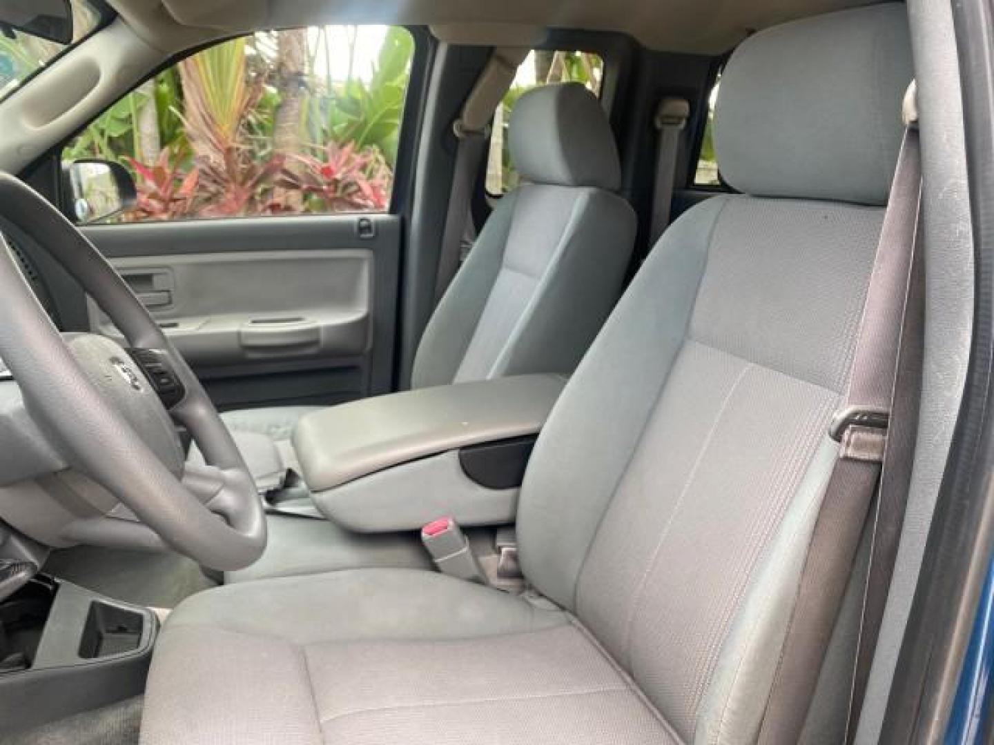 2005 Atlantic Blue Pearl /Med Slate Gray Dodge Dakota SLT LOW MILES 69,842 4WD CLUB (1D7HW42KX5S) with an 3.7L V6 Magnum Engine engine, Automatic transmission, located at 4701 North Dixie Hwy, Pompano Beach, FL, 33064, (954) 422-2889, 26.240938, -80.123474 - OUR WEBPAGE FLORIDACARS1.COM HAS OVER 100 PHOTOS AND FREE CARFAX LINK 2005 DODGE DAKOTA SLT VIN: 1D7HW42KX5S305983 1 D 7 H W 4 2 K X 5 S 3 0 5 9 8 3 CLUB CAB PICKUP 3.7L V6 F GASOLINE 20 MPG REAR WHEEL DRIVE W/ 4X4 Features 4WD/AWD ABS Brakes Air Conditioning Alloy Wheels AM/FM Stereo Automatic Tran- Photo#42