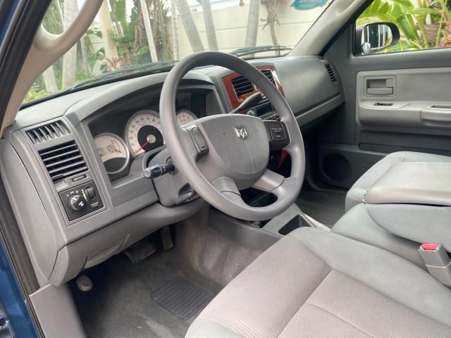 2005 Atlantic Blue Pearl /Med Slate Gray Dodge Dakota SLT LOW MILES 69,842 4WD CLUB (1D7HW42KX5S) with an 3.7L V6 Magnum Engine engine, Automatic transmission, located at 4701 North Dixie Hwy, Pompano Beach, FL, 33064, (954) 422-2889, 26.240938, -80.123474 - OUR WEBPAGE FLORIDACARS1.COM HAS OVER 100 PHOTOS AND FREE CARFAX LINK 2005 DODGE DAKOTA SLT VIN: 1D7HW42KX5S305983 1 D 7 H W 4 2 K X 5 S 3 0 5 9 8 3 CLUB CAB PICKUP 3.7L V6 F GASOLINE 20 MPG REAR WHEEL DRIVE W/ 4X4 Features 4WD/AWD ABS Brakes Air Conditioning Alloy Wheels AM/FM Stereo Automatic Tran - Photo#48