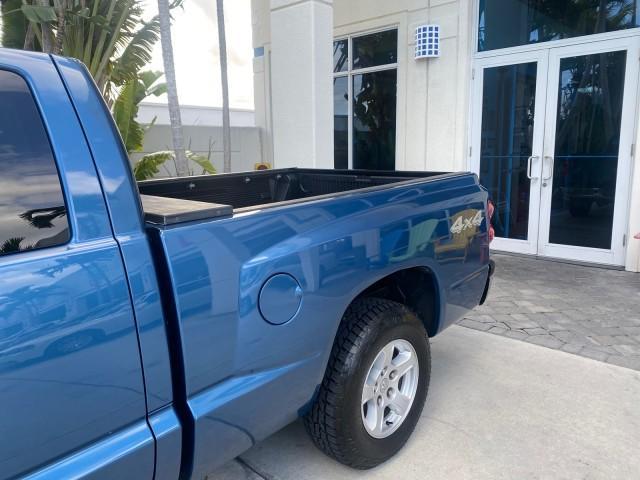2005 Atlantic Blue Pearl /Med Slate Gray Dodge Dakota SLT LOW MILES 69,842 4WD CLUB (1D7HW42KX5S) with an 3.7L V6 Magnum Engine engine, Automatic transmission, located at 4701 North Dixie Hwy, Pompano Beach, FL, 33064, (954) 422-2889, 26.240938, -80.123474 - OUR WEBPAGE FLORIDACARS1.COM HAS OVER 100 PHOTOS AND FREE CARFAX LINK 2005 DODGE DAKOTA SLT VIN: 1D7HW42KX5S305983 1 D 7 H W 4 2 K X 5 S 3 0 5 9 8 3 CLUB CAB PICKUP 3.7L V6 F GASOLINE 20 MPG REAR WHEEL DRIVE W/ 4X4 Features 4WD/AWD ABS Brakes Air Conditioning Alloy Wheels AM/FM Stereo Automatic Tran - Photo#76