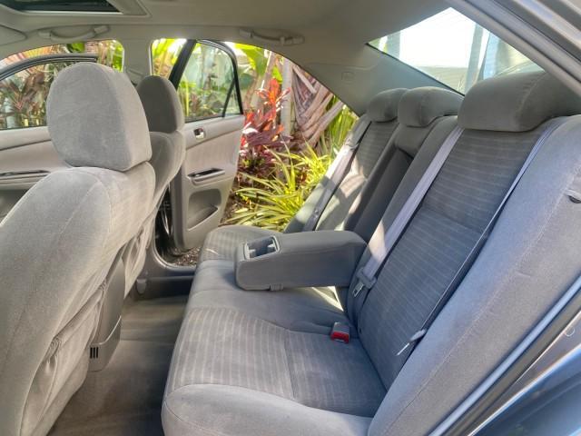 2005 Phantom Gray Pearl /Stone Toyota Camry XLE LOW MILES 68,563 1 OWNER (4T1BF30K05U) with an 3.0L DOHC MPFI Vvti 24-Valve V6 Engine engine, Automatic transmission, located at 4701 North Dixie Hwy, Pompano Beach, FL, 33064, (954) 422-2889, 26.240938, -80.123474 - OUR WEBPAGE FLORIDACARS1.COM HAS OVER 100 PHOTOS AND FREE CARFAX LINK 2005 TOYOTA CAMRY XLE V6 1 OWNER VIN: 4T1BF30K05U621308 4 T 1 B F 3 0 K 0 5 U 6 2 1 3 0 8 SEDAN 4 DR 3.0L V6 F DOHC 24V GASOLINE 28 MPG FRONT WHEEL DRIVE Features ABS Brakes Air Conditioning Alloy Wheels AM/FM Stereo Automatic Tra - Photo#14