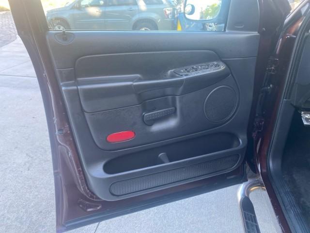 2005 Deep Molten Red Pearl /Dark Slate Gray Dodge Ram 1500 SLT 1 OWNER FL HEMI 5.7 V8 (1D7HA18D25J) with an 5.7L V8 Hemi Magnum Engine engine, Automatic transmission, located at 4701 North Dixie Hwy, Pompano Beach, FL, 33064, (954) 422-2889, 26.240938, -80.123474 - OUR WEBPAGE FLORIDACARS1.COM HAS OVER 100 PHOTOS AND FREE CARFAX LINK 2005 DODGE RAM 1500 SLT 5.7 V8 HEMI CREW CAB 1 OWNER FLORIDA VIN: 1D7HA18D25J621258 1 D 7 H A 1 8 D 2 5 J 6 2 1 2 5 8 4 DOOR EXTENDED CAB PICKUP 5.7L V8 F GASOLINE 18 MPG REAR WHEEL DRIVE Features ABS Brakes Air Conditioning AM/FM - Photo#42