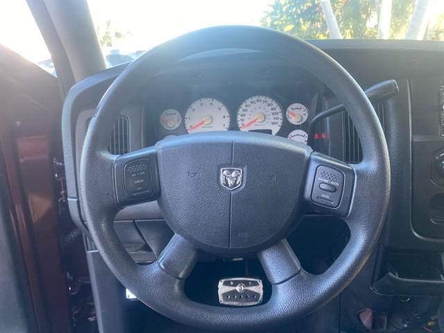 2005 Deep Molten Red Pearl /Dark Slate Gray Dodge Ram 1500 SLT 1 OWNER FL HEMI 5.7 V8 (1D7HA18D25J) with an 5.7L V8 Hemi Magnum Engine engine, Automatic transmission, located at 4701 North Dixie Hwy, Pompano Beach, FL, 33064, (954) 422-2889, 26.240938, -80.123474 - OUR WEBPAGE FLORIDACARS1.COM HAS OVER 100 PHOTOS AND FREE CARFAX LINK 2005 DODGE RAM 1500 SLT 5.7 V8 HEMI CREW CAB 1 OWNER FLORIDA VIN: 1D7HA18D25J621258 1 D 7 H A 1 8 D 2 5 J 6 2 1 2 5 8 4 DOOR EXTENDED CAB PICKUP 5.7L V8 F GASOLINE 18 MPG REAR WHEEL DRIVE Features ABS Brakes Air Conditioning AM/FM - Photo#49