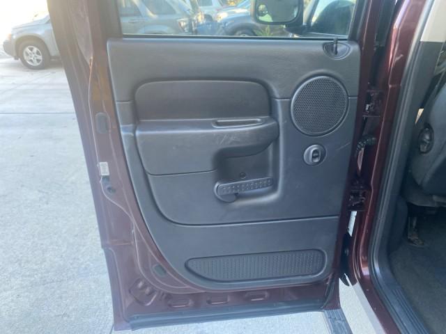 2005 Deep Molten Red Pearl /Dark Slate Gray Dodge Ram 1500 SLT 1 OWNER FL HEMI 5.7 V8 (1D7HA18D25J) with an 5.7L V8 Hemi Magnum Engine engine, Automatic transmission, located at 4701 North Dixie Hwy, Pompano Beach, FL, 33064, (954) 422-2889, 26.240938, -80.123474 - OUR WEBPAGE FLORIDACARS1.COM HAS OVER 100 PHOTOS AND FREE CARFAX LINK 2005 DODGE RAM 1500 SLT 5.7 V8 HEMI CREW CAB 1 OWNER FLORIDA VIN: 1D7HA18D25J621258 1 D 7 H A 1 8 D 2 5 J 6 2 1 2 5 8 4 DOOR EXTENDED CAB PICKUP 5.7L V8 F GASOLINE 18 MPG REAR WHEEL DRIVE Features ABS Brakes Air Conditioning AM/FM - Photo#71