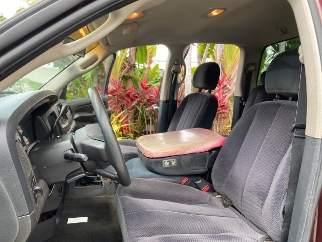 2005 Deep Molten Red Pearl /Dark Slate Gray Dodge Ram 1500 4 DR SLT 1 OWNER FL HEMI 5.7 V8 (1D7HA18D25J) with an 5.7L V8 Hemi Magnum Engine engine, Automatic transmission, located at 4701 North Dixie Hwy, Pompano Beach, FL, 33064, (954) 422-2889, 26.240938, -80.123474 - OUR WEBPAGE FLORIDACARS1.COM HAS OVER 100 PHOTOS AND FREE CARFAX LINK 2005 DODGE RAM 1500 SLT 5.7 V8 HEMI EXTENDED CAB 1 OWNER FLORIDA VIN: 1D7HA18D25J621258 1 D 7 H A 1 8 D 2 5 J 6 2 1 2 5 8 4 DOOR EXTENDED CAB PICKUP 5.7L V8 F GASOLINE 18 MPG REAR WHEEL DRIVE Features ABS Brakes Air Conditioning A - Photo#10