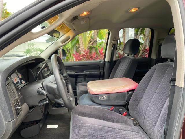2005 Deep Molten Red Pearl /Dark Slate Gray Dodge Ram 1500 4 DR SLT 1 OWNER FL HEMI 5.7 V8 (1D7HA18D25J) with an 5.7L V8 Hemi Magnum Engine engine, Automatic transmission, located at 4701 North Dixie Hwy, Pompano Beach, FL, 33064, (954) 422-2889, 26.240938, -80.123474 - OUR WEBPAGE FLORIDACARS1.COM HAS OVER 100 PHOTOS AND FREE CARFAX LINK 2005 DODGE RAM 1500 SLT 5.7 V8 HEMI EXTENDED CAB 1 OWNER FLORIDA VIN: 1D7HA18D25J621258 1 D 7 H A 1 8 D 2 5 J 6 2 1 2 5 8 4 DOOR EXTENDED CAB PICKUP 5.7L V8 F GASOLINE 18 MPG REAR WHEEL DRIVE Features ABS Brakes Air Conditioning A - Photo#46