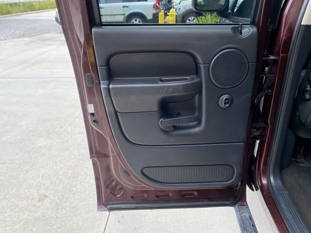2005 Deep Molten Red Pearl /Dark Slate Gray Dodge Ram 1500 4 DR SLT 1 OWNER FL HEMI 5.7 V8 (1D7HA18D25J) with an 5.7L V8 Hemi Magnum Engine engine, Automatic transmission, located at 4701 North Dixie Hwy, Pompano Beach, FL, 33064, (954) 422-2889, 26.240938, -80.123474 - OUR WEBPAGE FLORIDACARS1.COM HAS OVER 100 PHOTOS AND FREE CARFAX LINK 2005 DODGE RAM 1500 SLT 5.7 V8 HEMI EXTENDED CAB 1 OWNER FLORIDA VIN: 1D7HA18D25J621258 1 D 7 H A 1 8 D 2 5 J 6 2 1 2 5 8 4 DOOR EXTENDED CAB PICKUP 5.7L V8 F GASOLINE 18 MPG REAR WHEEL DRIVE Features ABS Brakes Air Conditioning A - Photo#75