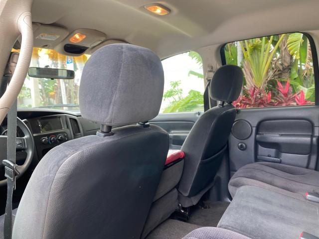 2005 Deep Molten Red Pearl /Dark Slate Gray Dodge Ram 1500 4 DR SLT 1 OWNER FL HEMI 5.7 V8 (1D7HA18D25J) with an 5.7L V8 Hemi Magnum Engine engine, Automatic transmission, located at 4701 North Dixie Hwy, Pompano Beach, FL, 33064, (954) 422-2889, 26.240938, -80.123474 - OUR WEBPAGE FLORIDACARS1.COM HAS OVER 100 PHOTOS AND FREE CARFAX LINK 2005 DODGE RAM 1500 SLT 5.7 V8 HEMI EXTENDED CAB 1 OWNER FLORIDA VIN: 1D7HA18D25J621258 1 D 7 H A 1 8 D 2 5 J 6 2 1 2 5 8 4 DOOR EXTENDED CAB PICKUP 5.7L V8 F GASOLINE 18 MPG REAR WHEEL DRIVE Features ABS Brakes Air Conditioning A - Photo#80