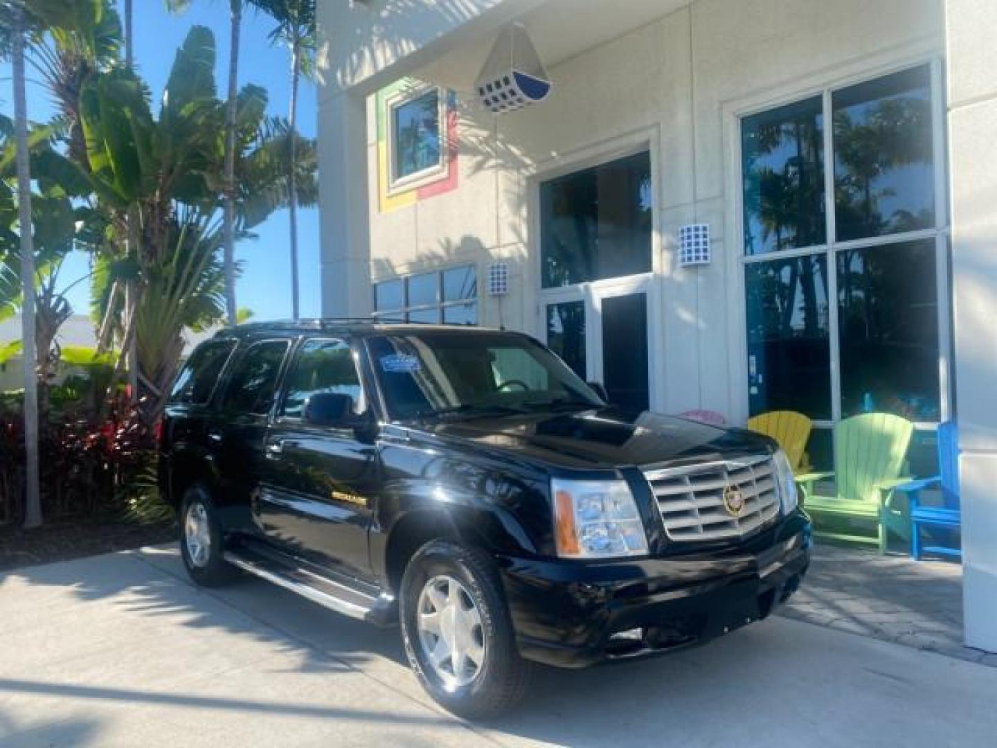 2002 Sable Black /Pewter Cadillac Escalade L0W MILES 68,090 4WD (1GYEK63N92R) with an 6.0L Vortec 1000 SFI V8 HO Engine engine, Automatic transmission, located at 4701 North Dixie Hwy, Pompano Beach, FL, 33064, (954) 422-2889, 26.240938, -80.123474 - OUR WEBPAGE FLORIDACARS1.COM HAS OVER 100 PHOTOS AND FREE CARFAX LINK 2002 CADILLAC ESCALADE 4WD COST 52,230 NEW ALL ORIGINAL BLACK PAINT VIN: 1GYEK63N92R116865 1 G Y E K 6 3 N 9 2 R 1 1 6 8 6 5 4 DOOR WAGON/SPORT UTILITY 6.0L V8 F GASOLINE 17 MPG ALL WHEEL DRIVE Features 4WD/AWD ABS Brakes Air Cond - Photo#1