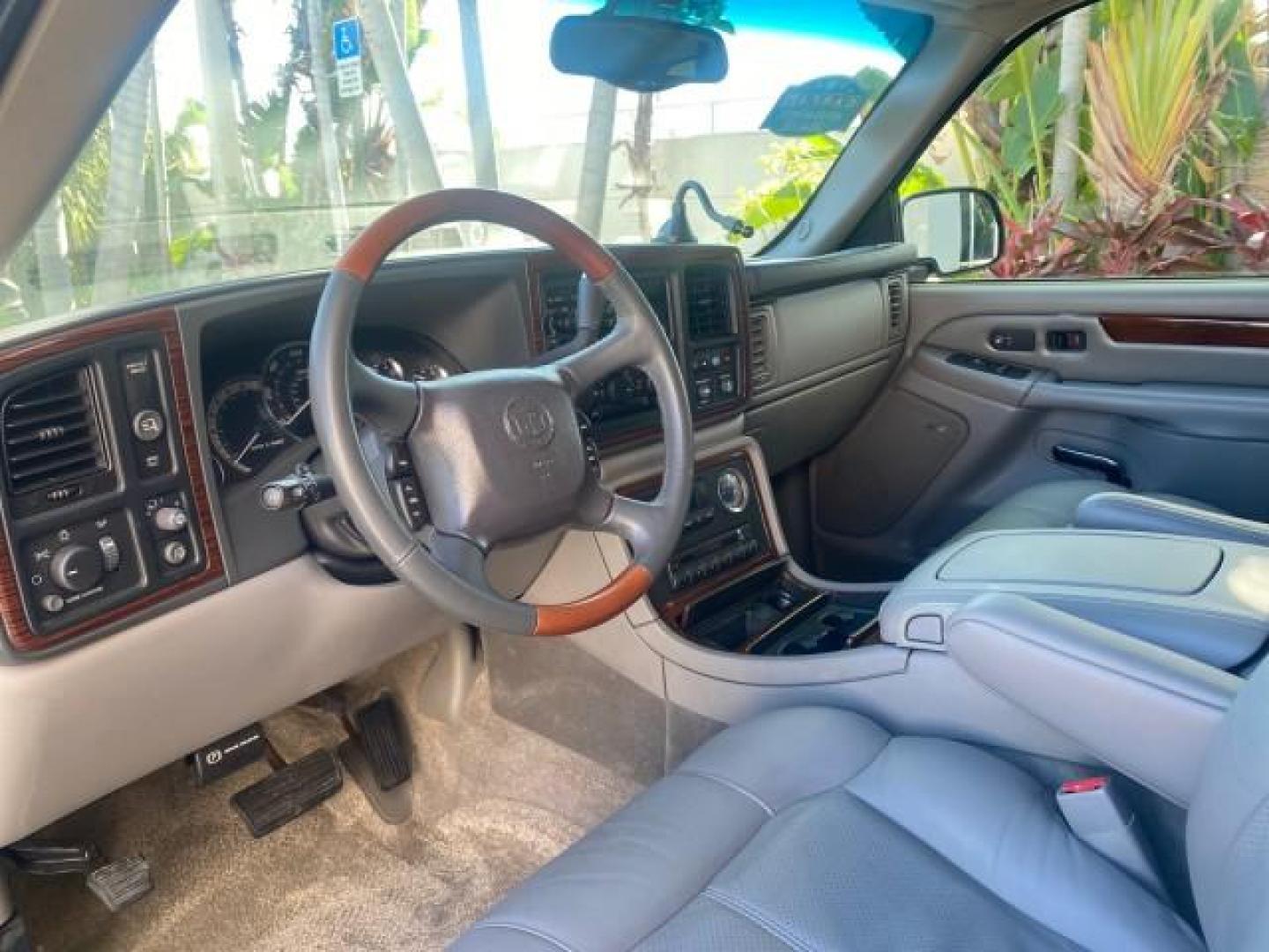 2002 Sable Black /Pewter Cadillac Escalade L0W MILES 68,090 4WD (1GYEK63N92R) with an 6.0L Vortec 1000 SFI V8 HO Engine engine, Automatic transmission, located at 4701 North Dixie Hwy, Pompano Beach, FL, 33064, (954) 422-2889, 26.240938, -80.123474 - OUR WEBPAGE FLORIDACARS1.COM HAS OVER 100 PHOTOS AND FREE CARFAX LINK 2002 CADILLAC ESCALADE 4WD COST 52,230 NEW ALL ORIGINAL BLACK PAINT VIN: 1GYEK63N92R116865 1 G Y E K 6 3 N 9 2 R 1 1 6 8 6 5 4 DOOR WAGON/SPORT UTILITY 6.0L V8 F GASOLINE 17 MPG ALL WHEEL DRIVE Features 4WD/AWD ABS Brakes Air Cond - Photo#45