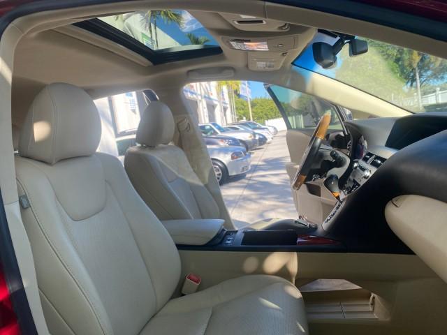 2012 Matador Red Mica /Parchment Lexus RX 350 LOW MILES 68,785 1 OWNER NAV (2T2ZK1BA6CC) with an 3.5L DOHC SFI 24-Valve V6 Engine engine, Automatic transmission, located at 4701 North Dixie Hwy, Pompano Beach, FL, 33064, (954) 422-2889, 26.240938, -80.123474 - OUR WEBPAGE FLORIDACARS1.COM HAS OVER 100 PHOTOS AND FREE CARFAX LINK 2012 LEXUS RX 350 1 OWNER SUNROOF NAVIGATION LOADED VIN: 2T2ZK1BA6CC065213 2 T 2 Z K 1 B A 6 C C 0 6 5 2 1 3 4 DOOR WAGON/SPORT UTILITY 3.5L V6 F DOHC 24V GASOLINE 25 MPG FRONT WHEEL DRIVE Features A/C Seat(s) ABS Brakes Air Condi - Photo#12