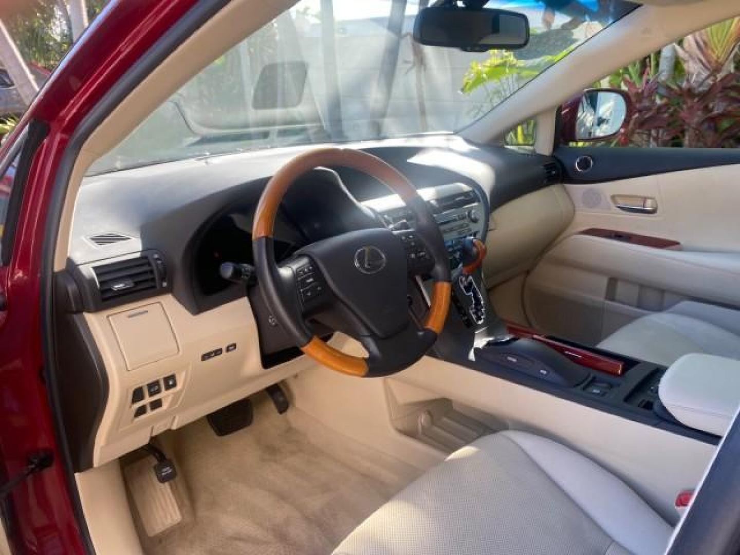 2012 Matador Red Mica /Parchment Lexus RX 350 LOW MILES 68,785 1 OWNER NAV SUV (2T2ZK1BA6CC) with an 3.5L DOHC SFI 24-Valve V6 Engine engine, Automatic transmission, located at 4701 North Dixie Hwy, Pompano Beach, FL, 33064, (954) 422-2889, 26.240938, -80.123474 - OUR WEBPAGE FLORIDACARS1.COM HAS OVER 100 PHOTOS AND FREE CARFAX LINK 2012 LEXUS RX 350 1 OWNER SUNROOF NAVIGATION LOADED VIN: 2T2ZK1BA6CC065213 2 T 2 Z K 1 B A 6 C C 0 6 5 2 1 3 4 DOOR WAGON/SPORT UTILITY 3.5L V6 F DOHC 24V GASOLINE 25 MPG FRONT WHEEL DRIVE Features A/C Seat(s) ABS Brakes Air Condi - Photo#46