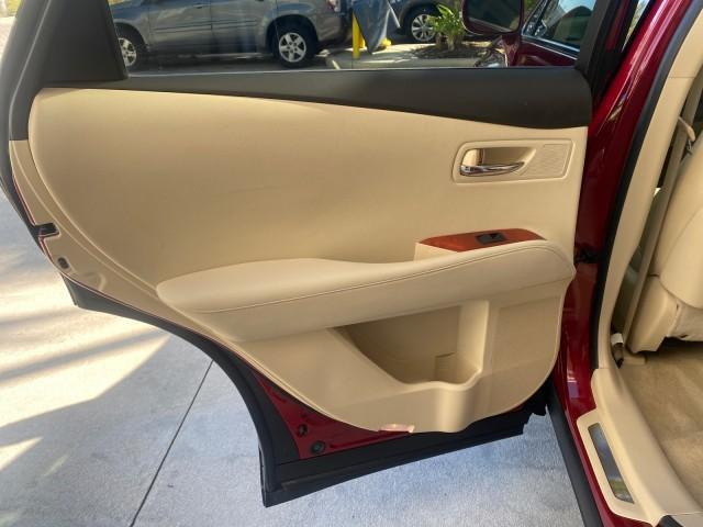 2012 Matador Red Mica /Parchment Lexus RX 350 LOW MILES 68,785 1 OWNER NAV (2T2ZK1BA6CC) with an 3.5L DOHC SFI 24-Valve V6 Engine engine, Automatic transmission, located at 4701 North Dixie Hwy, Pompano Beach, FL, 33064, (954) 422-2889, 26.240938, -80.123474 - OUR WEBPAGE FLORIDACARS1.COM HAS OVER 100 PHOTOS AND FREE CARFAX LINK 2012 LEXUS RX 350 1 OWNER SUNROOF NAVIGATION LOADED VIN: 2T2ZK1BA6CC065213 2 T 2 Z K 1 B A 6 C C 0 6 5 2 1 3 4 DOOR WAGON/SPORT UTILITY 3.5L V6 F DOHC 24V GASOLINE 25 MPG FRONT WHEEL DRIVE Features A/C Seat(s) ABS Brakes Air Condi - Photo#78