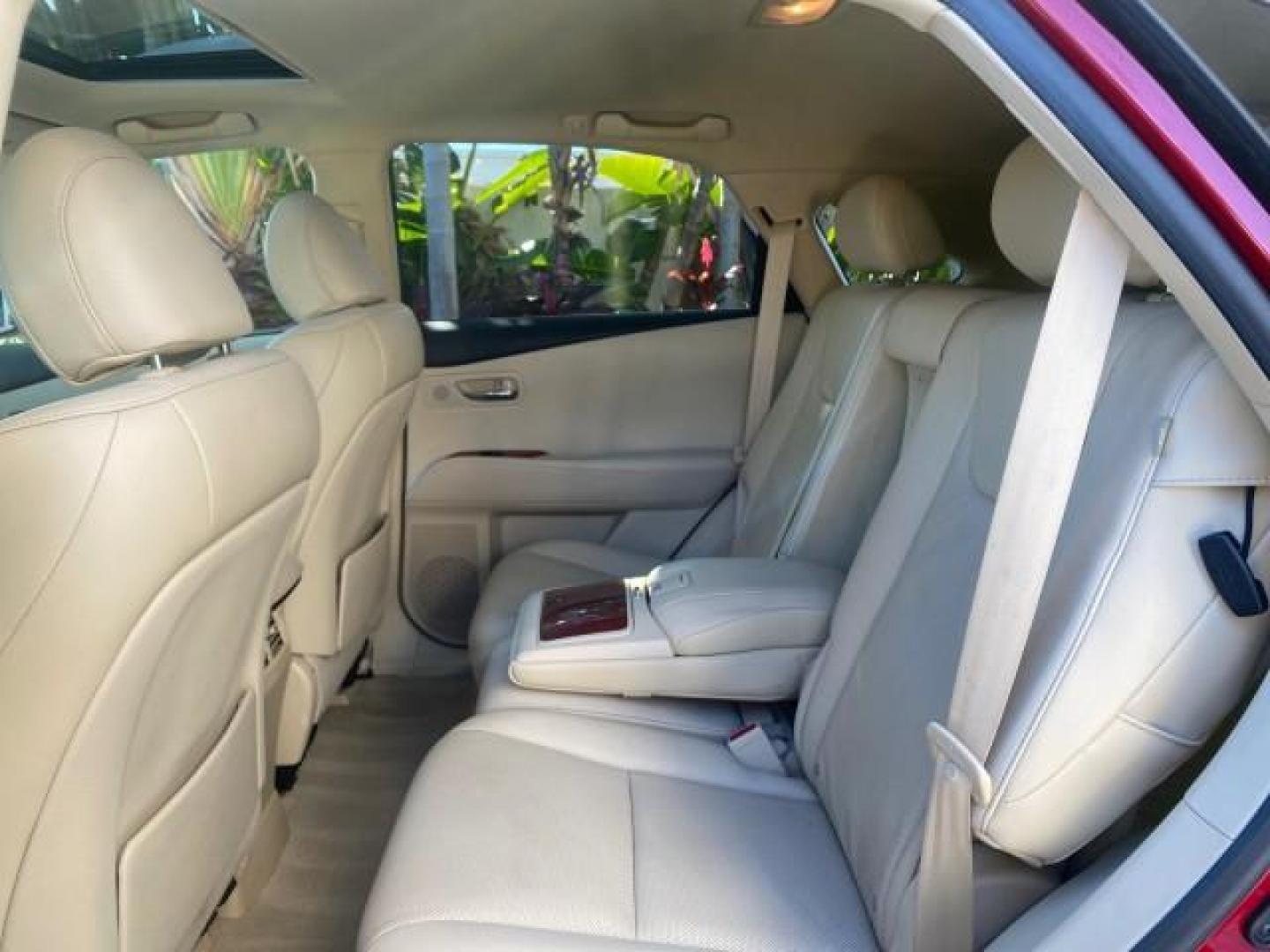2012 Matador Red Mica /Parchment Lexus RX 350 LOW MILES 68,785 1 OWNER NAV SUV (2T2ZK1BA6CC) with an 3.5L DOHC SFI 24-Valve V6 Engine engine, Automatic transmission, located at 4701 North Dixie Hwy, Pompano Beach, FL, 33064, (954) 422-2889, 26.240938, -80.123474 - OUR WEBPAGE FLORIDACARS1.COM HAS OVER 100 PHOTOS AND FREE CARFAX LINK 2012 LEXUS RX 350 1 OWNER SUNROOF NAVIGATION LOADED VIN: 2T2ZK1BA6CC065213 2 T 2 Z K 1 B A 6 C C 0 6 5 2 1 3 4 DOOR WAGON/SPORT UTILITY 3.5L V6 F DOHC 24V GASOLINE 25 MPG FRONT WHEEL DRIVE Features A/C Seat(s) ABS Brakes Air Condi - Photo#80