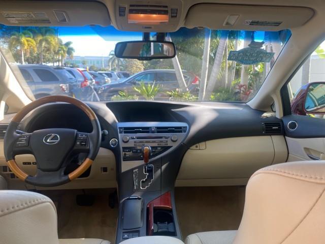 2012 Matador Red Mica /Parchment Lexus RX 350 LOW MILES 68,785 1 OWNER NAV (2T2ZK1BA6CC) with an 3.5L DOHC SFI 24-Valve V6 Engine engine, Automatic transmission, located at 4701 North Dixie Hwy, Pompano Beach, FL, 33064, (954) 422-2889, 26.240938, -80.123474 - OUR WEBPAGE FLORIDACARS1.COM HAS OVER 100 PHOTOS AND FREE CARFAX LINK 2012 LEXUS RX 350 1 OWNER SUNROOF NAVIGATION LOADED VIN: 2T2ZK1BA6CC065213 2 T 2 Z K 1 B A 6 C C 0 6 5 2 1 3 4 DOOR WAGON/SPORT UTILITY 3.5L V6 F DOHC 24V GASOLINE 25 MPG FRONT WHEEL DRIVE Features A/C Seat(s) ABS Brakes Air Condi - Photo#86