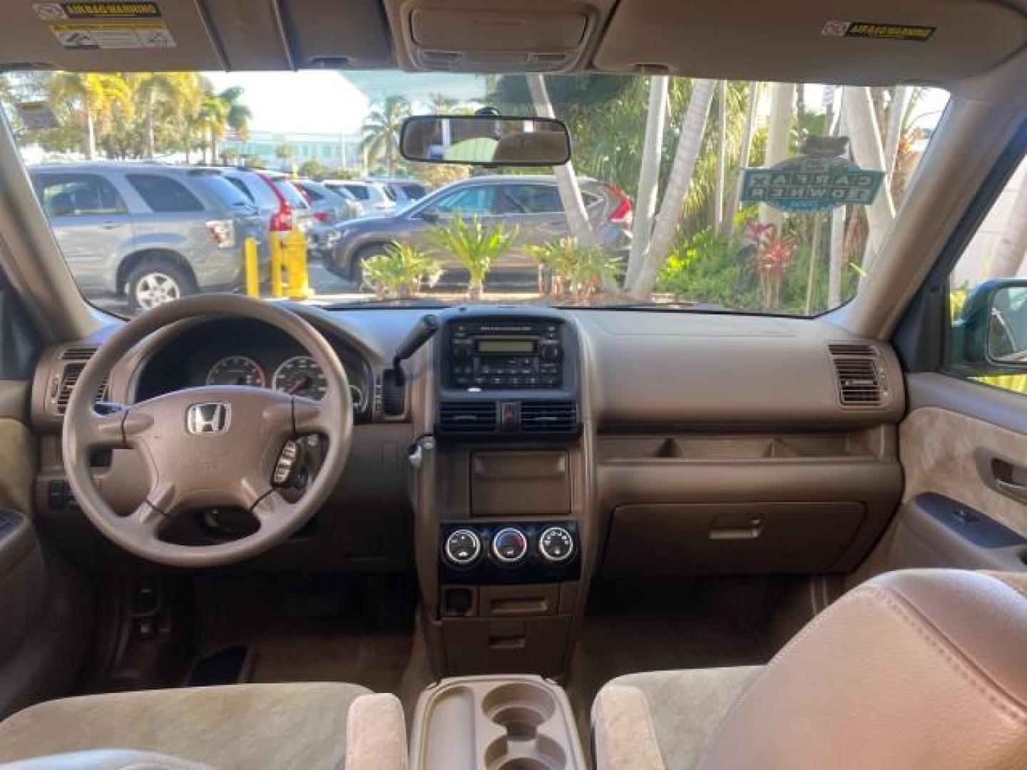 2002 Clover Green Pearl /Saddle Honda CR-V EX LOW MILES 34,271 1 OWNER 4WD (JHLRD78812C) with an 2.4L DOHC i-VTEC 16-Valve I4 Engine engine, Automatic transmission, located at 4701 North Dixie Hwy, Pompano Beach, FL, 33064, (954) 422-2889, 26.240938, -80.123474 - OUR WEBPAGE FLORIDACARS1.COM HAS OVER 100 PHOTOS AND FREE CARFAX LINK 2002 HONDA CR-V EX 4WD 1 OWNER VIN: JHLRD78812C081089 J H L R D 7 8 8 1 2 C 0 8 1 0 8 9 4 DOOR WAGON/SPORT UTILITY 2.4L I4 F DOHC GASOLINE 26 MPG ALL WHEEL DRIVE Features 4WD/AWD ABS Brakes Air Conditioning Alloy Wheels AM/FM Ster - Photo#82