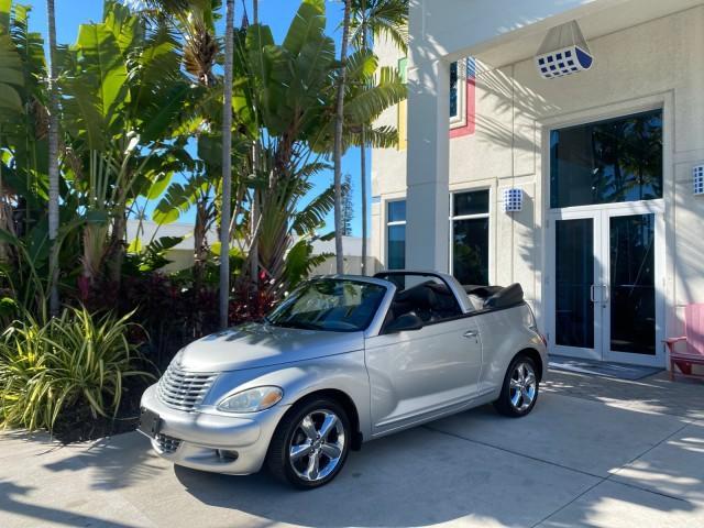 2005 Bright Silver Metallic /Dark Slate Gray Chrysler PT Cruiser GT LOW MILES 35,037 1 OWNER (3C3AY75S15T) with an 2.4L DOHC 16-Valve HO Turbo I4 Engine engine, Automatic transmission, located at 4701 North Dixie Hwy, Pompano Beach, FL, 33064, (954) 422-2889, 26.240938, -80.123474 - OUR WEBPAGE FLORIDACARS1.COM HAS OVER 100 PHOTOS AND FREE CARFAX LINK 2005 CHRYSLER PT CRUISER GT 1 OWNER VIN: 3C3AY75S15T362031 3 C 3 A Y 7 5 S 1 5 T 3 6 2 0 3 1 CONVERTIBLE 2.4L I4 F DOHC 16V GASOLINE 27 MPG FRONT WHEEL DRIVE Features ABS Brakes Air Conditioning Alloy Wheels AM/FM Stereo Automatic - Photo#31
