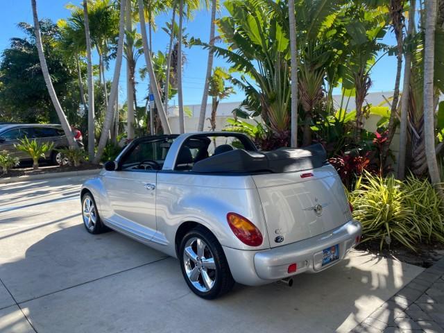 2005 Bright Silver Metallic /Dark Slate Gray Chrysler PT Cruiser GT LOW MILES 35,037 1 OWNER (3C3AY75S15T) with an 2.4L DOHC 16-Valve HO Turbo I4 Engine engine, Automatic transmission, located at 4701 North Dixie Hwy, Pompano Beach, FL, 33064, (954) 422-2889, 26.240938, -80.123474 - OUR WEBPAGE FLORIDACARS1.COM HAS OVER 100 PHOTOS AND FREE CARFAX LINK 2005 CHRYSLER PT CRUISER GT 1 OWNER VIN: 3C3AY75S15T362031 3 C 3 A Y 7 5 S 1 5 T 3 6 2 0 3 1 CONVERTIBLE 2.4L I4 F DOHC 16V GASOLINE 27 MPG FRONT WHEEL DRIVE Features ABS Brakes Air Conditioning Alloy Wheels AM/FM Stereo Automatic - Photo#39