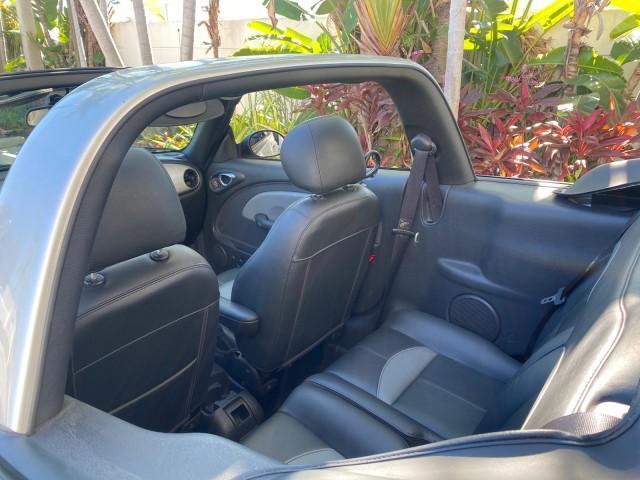 2005 Bright Silver Metallic /Dark Slate Gray Chrysler PT Cruiser GT LOW MILES 35,037 1 OWNER (3C3AY75S15T) with an 2.4L DOHC 16-Valve HO Turbo I4 Engine engine, Automatic transmission, located at 4701 North Dixie Hwy, Pompano Beach, FL, 33064, (954) 422-2889, 26.240938, -80.123474 - OUR WEBPAGE FLORIDACARS1.COM HAS OVER 100 PHOTOS AND FREE CARFAX LINK 2005 CHRYSLER PT CRUISER GT 1 OWNER VIN: 3C3AY75S15T362031 3 C 3 A Y 7 5 S 1 5 T 3 6 2 0 3 1 CONVERTIBLE 2.4L I4 F DOHC 16V GASOLINE 27 MPG FRONT WHEEL DRIVE Features ABS Brakes Air Conditioning Alloy Wheels AM/FM Stereo Automatic - Photo#46