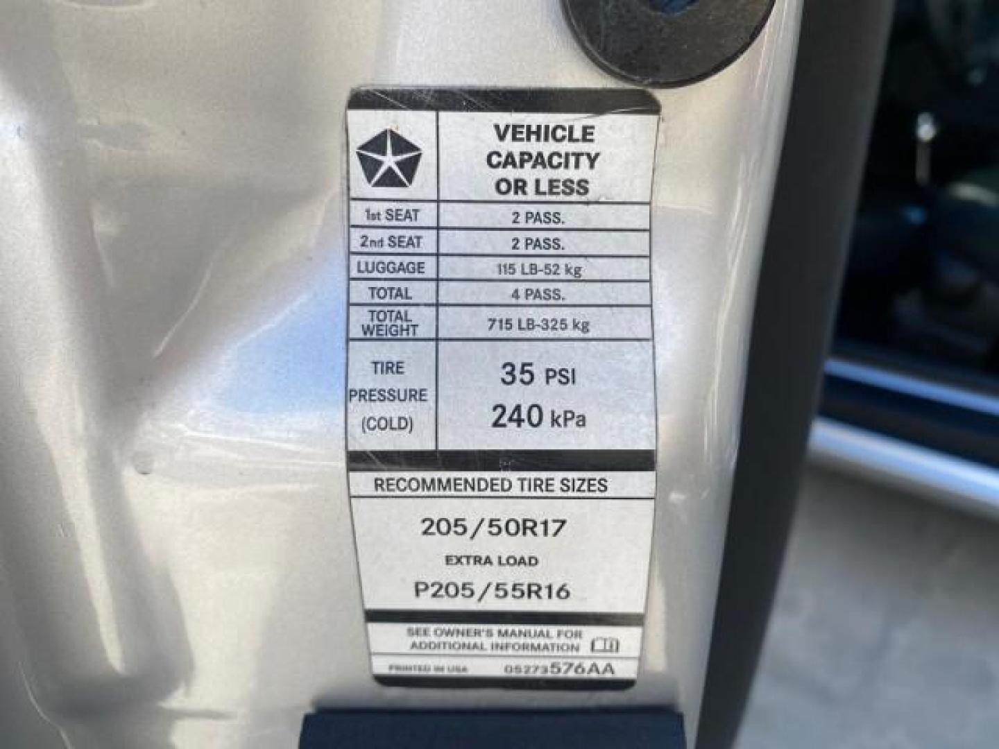 2005 Bright Silver Metallic /Dark Slate Gray Chrysler PT Cruiser GT LOW MILES 35,037 1 OWNER (3C3AY75S15T) with an 2.4L DOHC 16-Valve HO Turbo I4 Engine engine, Automatic transmission, located at 4701 North Dixie Hwy, Pompano Beach, FL, 33064, (954) 422-2889, 26.240938, -80.123474 - OUR WEBPAGE FLORIDACARS1.COM HAS OVER 100 PHOTOS AND FREE CARFAX LINK 2005 CHRYSLER PT CRUISER GT 1 OWNER VIN: 3C3AY75S15T362031 3 C 3 A Y 7 5 S 1 5 T 3 6 2 0 3 1 CONVERTIBLE 2.4L I4 F DOHC 16V GASOLINE 27 MPG FRONT WHEEL DRIVE Features ABS Brakes Air Conditioning Alloy Wheels AM/FM Stereo Automatic - Photo#84
