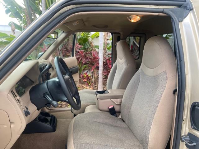 2002 Harvest Gold Metallic /Med Prairie Tan Ford Ranger XLT LOW MILES 62,461 1 OWNER (1FTYR44U32P) with an 3.0L SEFI V6 Engine engine, Automatic transmission, located at 4701 North Dixie Hwy, Pompano Beach, FL, 33064, (954) 422-2889, 26.240938, -80.123474 - OUR WEBPAGE FLORIDACARS1.COM HAS OVER 100 PHOTOS AND FREE CARFAX LINK 2002 FORD RANGER XLT APPEARANCE 1 OWNER VIN: 1FTYR44U32PA13610 1 F T Y R 4 4 U 3 2 P A 1 3 6 1 0 4 DOOR EXTENDED CAB PICKUP 3.0L V6 F OHV GASOLINE 22 MPG REAR WHEEL DRIVE Features ABS Brakes Air Conditioning AM/FM Stereo Bed Liner - Photo#10