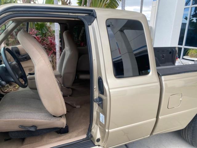 2002 Harvest Gold Metallic /Med Prairie Tan Ford Ranger XLT LOW MILES 62,461 1 OWNER (1FTYR44U32P) with an 3.0L SEFI V6 Engine engine, Automatic transmission, located at 4701 North Dixie Hwy, Pompano Beach, FL, 33064, (954) 422-2889, 26.240938, -80.123474 - OUR WEBPAGE FLORIDACARS1.COM HAS OVER 100 PHOTOS AND FREE CARFAX LINK 2002 FORD RANGER XLT APPEARANCE 1 OWNER VIN: 1FTYR44U32PA13610 1 F T Y R 4 4 U 3 2 P A 1 3 6 1 0 4 DOOR EXTENDED CAB PICKUP 3.0L V6 F OHV GASOLINE 22 MPG REAR WHEEL DRIVE Features ABS Brakes Air Conditioning AM/FM Stereo Bed Liner - Photo#13