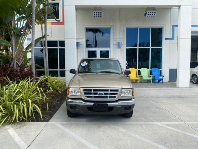 2002 Harvest Gold Metallic /Med Prairie Tan Ford Ranger XLT LOW MILES 62,461 1 OWNER (1FTYR44U32P) with an 3.0L SEFI V6 Engine engine, Automatic transmission, located at 4701 North Dixie Hwy, Pompano Beach, FL, 33064, (954) 422-2889, 26.240938, -80.123474 - OUR WEBPAGE FLORIDACARS1.COM HAS OVER 100 PHOTOS AND FREE CARFAX LINK 2002 FORD RANGER XLT APPEARANCE 1 OWNER VIN: 1FTYR44U32PA13610 1 F T Y R 4 4 U 3 2 P A 1 3 6 1 0 4 DOOR EXTENDED CAB PICKUP 3.0L V6 F OHV GASOLINE 22 MPG REAR WHEEL DRIVE Features ABS Brakes Air Conditioning AM/FM Stereo Bed Liner - Photo#26