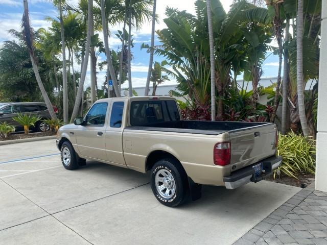 2002 Harvest Gold Metallic /Med Prairie Tan Ford Ranger XLT LOW MILES 62,461 1 OWNER (1FTYR44U32P) with an 3.0L SEFI V6 Engine engine, Automatic transmission, located at 4701 North Dixie Hwy, Pompano Beach, FL, 33064, (954) 422-2889, 26.240938, -80.123474 - OUR WEBPAGE FLORIDACARS1.COM HAS OVER 100 PHOTOS AND FREE CARFAX LINK 2002 FORD RANGER XLT APPEARANCE 1 OWNER VIN: 1FTYR44U32PA13610 1 F T Y R 4 4 U 3 2 P A 1 3 6 1 0 4 DOOR EXTENDED CAB PICKUP 3.0L V6 F OHV GASOLINE 22 MPG REAR WHEEL DRIVE Features ABS Brakes Air Conditioning AM/FM Stereo Bed Liner - Photo#32