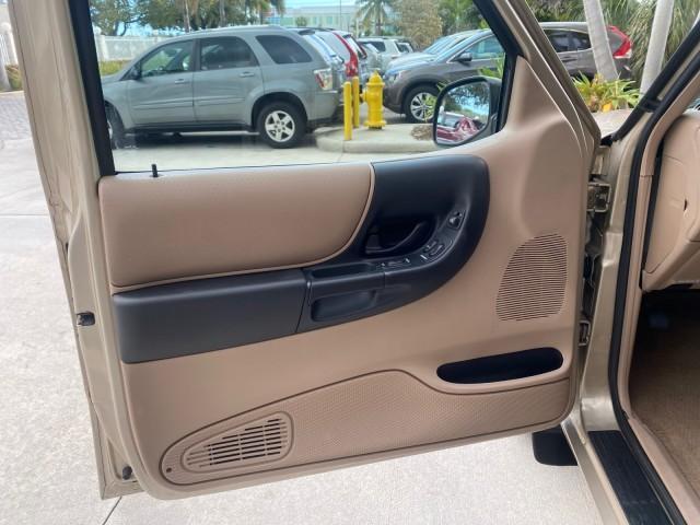 2002 Harvest Gold Metallic /Med Prairie Tan Ford Ranger XLT LOW MILES 62,461 1 OWNER (1FTYR44U32P) with an 3.0L SEFI V6 Engine engine, Automatic transmission, located at 4701 North Dixie Hwy, Pompano Beach, FL, 33064, (954) 422-2889, 26.240938, -80.123474 - OUR WEBPAGE FLORIDACARS1.COM HAS OVER 100 PHOTOS AND FREE CARFAX LINK 2002 FORD RANGER XLT APPEARANCE 1 OWNER VIN: 1FTYR44U32PA13610 1 F T Y R 4 4 U 3 2 P A 1 3 6 1 0 4 DOOR EXTENDED CAB PICKUP 3.0L V6 F OHV GASOLINE 22 MPG REAR WHEEL DRIVE Features ABS Brakes Air Conditioning AM/FM Stereo Bed Liner - Photo#41