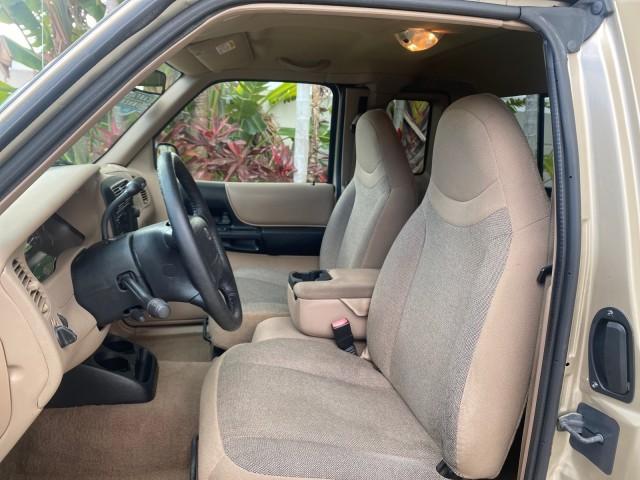 2002 Harvest Gold Metallic /Med Prairie Tan Ford Ranger XLT LOW MILES 62,461 1 OWNER (1FTYR44U32P) with an 3.0L SEFI V6 Engine engine, Automatic transmission, located at 4701 North Dixie Hwy, Pompano Beach, FL, 33064, (954) 422-2889, 26.240938, -80.123474 - OUR WEBPAGE FLORIDACARS1.COM HAS OVER 100 PHOTOS AND FREE CARFAX LINK 2002 FORD RANGER XLT APPEARANCE 1 OWNER VIN: 1FTYR44U32PA13610 1 F T Y R 4 4 U 3 2 P A 1 3 6 1 0 4 DOOR EXTENDED CAB PICKUP 3.0L V6 F OHV GASOLINE 22 MPG REAR WHEEL DRIVE Features ABS Brakes Air Conditioning AM/FM Stereo Bed Liner - Photo#42