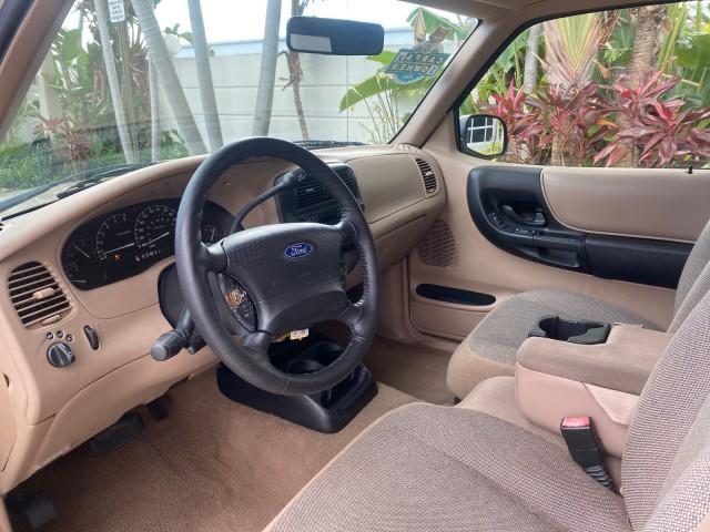 2002 Harvest Gold Metallic /Med Prairie Tan Ford Ranger XLT LOW MILES 62,461 1 OWNER (1FTYR44U32P) with an 3.0L SEFI V6 Engine engine, Automatic transmission, located at 4701 North Dixie Hwy, Pompano Beach, FL, 33064, (954) 422-2889, 26.240938, -80.123474 - OUR WEBPAGE FLORIDACARS1.COM HAS OVER 100 PHOTOS AND FREE CARFAX LINK 2002 FORD RANGER XLT APPEARANCE 1 OWNER VIN: 1FTYR44U32PA13610 1 F T Y R 4 4 U 3 2 P A 1 3 6 1 0 4 DOOR EXTENDED CAB PICKUP 3.0L V6 F OHV GASOLINE 22 MPG REAR WHEEL DRIVE Features ABS Brakes Air Conditioning AM/FM Stereo Bed Liner - Photo#45
