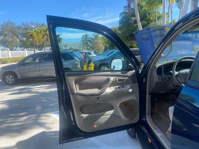 2004 Blue Marlin Pearl /Gray Toyota Tundra SR5 V8 4.7 CREW CAB FLORIDA (5TBET34174S) with an 4.7L DOHC EFI 32-Valve V8 i-Force Engine engine, Automatic transmission, located at 4701 North Dixie Hwy, Pompano Beach, FL, 33064, (954) 422-2889, 26.240938, -80.123474 - OUR WEBPAGE FLORIDACARS1.COM HAS OVER 100 PHOTOS AND FREE CARFAX LINK 2004 TOYOTA TUNDRA SR5 VIN: 5TBET34174S439824 5 T B E T 3 4 1 7 4 S 4 3 9 8 2 4 4 DOOR EXTENDED CAB PICKUP 4.7L V8 F DOHC 32V GASOLINE 19 MPG REAR WHEEL DRIVE Features ABS Brakes Air Conditioning Alloy Wheels AM/FM Stereo Automati - Photo#9