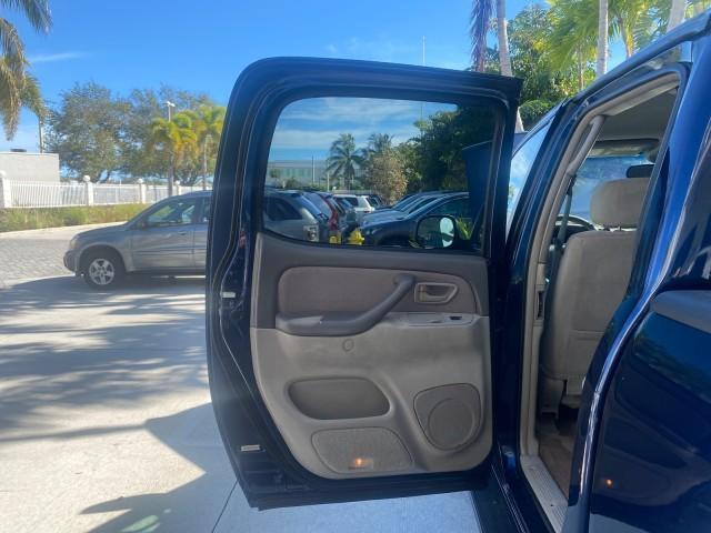 2004 Blue Marlin Pearl /Gray Toyota Tundra SR5 V8 4.7 CREW CAB FLORIDA (5TBET34174S) with an 4.7L DOHC EFI 32-Valve V8 i-Force Engine engine, Automatic transmission, located at 4701 North Dixie Hwy, Pompano Beach, FL, 33064, (954) 422-2889, 26.240938, -80.123474 - OUR WEBPAGE FLORIDACARS1.COM HAS OVER 100 PHOTOS AND FREE CARFAX LINK 2004 TOYOTA TUNDRA SR5 VIN: 5TBET34174S439824 5 T B E T 3 4 1 7 4 S 4 3 9 8 2 4 4 DOOR EXTENDED CAB PICKUP 4.7L V8 F DOHC 32V GASOLINE 19 MPG REAR WHEEL DRIVE Features ABS Brakes Air Conditioning Alloy Wheels AM/FM Stereo Automati - Photo#13