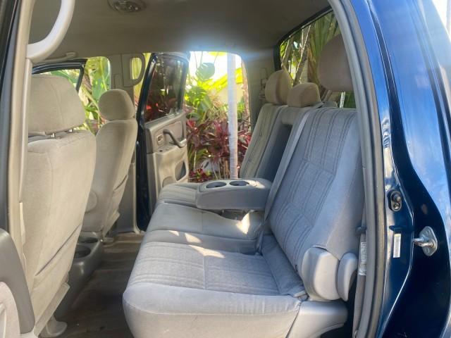 2004 Blue Marlin Pearl /Gray Toyota Tundra SR5 V8 4.7 CREW CAB FLORIDA (5TBET34174S) with an 4.7L DOHC EFI 32-Valve V8 i-Force Engine engine, Automatic transmission, located at 4701 North Dixie Hwy, Pompano Beach, FL, 33064, (954) 422-2889, 26.240938, -80.123474 - OUR WEBPAGE FLORIDACARS1.COM HAS OVER 100 PHOTOS AND FREE CARFAX LINK 2004 TOYOTA TUNDRA SR5 VIN: 5TBET34174S439824 5 T B E T 3 4 1 7 4 S 4 3 9 8 2 4 4 DOOR EXTENDED CAB PICKUP 4.7L V8 F DOHC 32V GASOLINE 19 MPG REAR WHEEL DRIVE Features ABS Brakes Air Conditioning Alloy Wheels AM/FM Stereo Automati - Photo#14